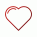 20 love heart gradient