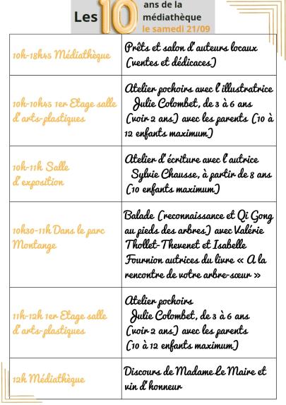 Programme des 10 ans en A4 recto